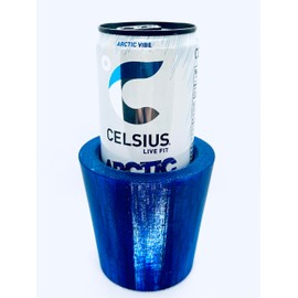 Slim Can Cup Holder for Vehicles (Expands Car Cup Holder) Fits Red Bull Celsius Energy Drink Michelob White Claw Black and Other Slim cans (Purple-Blue)