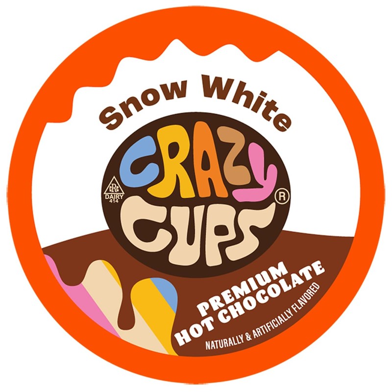Crazy Cups White Hot Chocolate Pods, Rich & Creamy Flavored