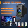 Nilight 6 Gang Rocker Switch Panel with PD Type C