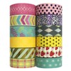 Wrapables WPSET51 Washi Masking Tape Collection (Set of 12)
