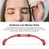 Eyebrow Line Marker Ruler Foldable Arch Microblading Eyebrow Mapping for