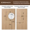 10 Pack Full Overlay Soft Close Cabinet Hinges 105° Frameless