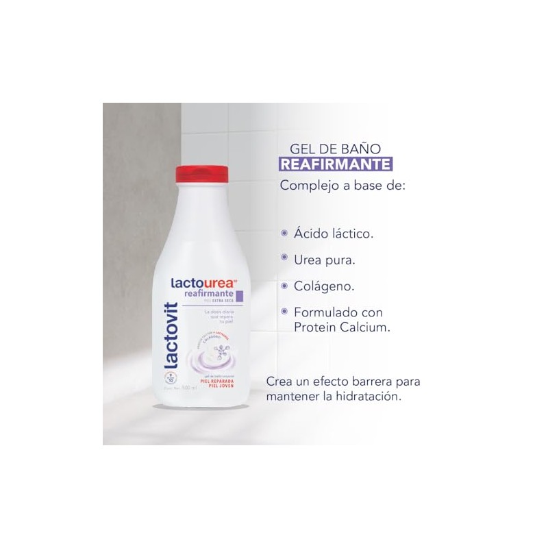 Lactovit Lactourea Firming Gel de Baño Reafirmante 500 ml