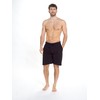 INSIGNIA Mens Pyjamas Lounge Shorts Bottoms 2 Pack (Premium Black