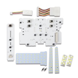 YOURS (Yours) 90 Series Voxy Noah Dedicated LED Room Lamp Set [Base Replacement Type] [White] Genuine LED Front Center Luggage Interior Light Dedicated Design Luminous Adjustment Room Lamp VOXY NOAH