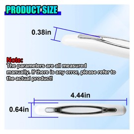 UHANBUT 4 Pack Car Door Edge Guards, Anti-Scratch Self-Adhesive Car Door Protector, Anti-Collision PVC Bumper Protection Guard, Universal Parking Safety Trim Strip for Cars, SUVs, Trucks (White)