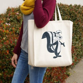 Looney Tunes Pepe Le Pew Grocery Travel Reusable Tote Bag