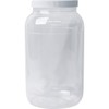 Empty Wide Mouth Galoon Plastic Jug-clear