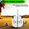 Golf Stroke Counter 4-Pack, Portable Mini Golf Score Keeper with