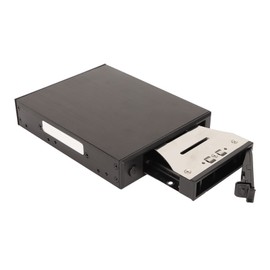 Zunate Trayless Hot Swap Mobile Rack Backplane for 2.5" SATA HDD Internal HDD Enclosure Cage with Single Bay Supports SATA I/II/III 6Gbps for 2.5" SSD Hard Drives from 7mm to 15mm