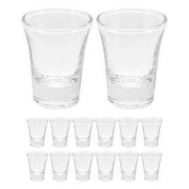 STOBAZA Glass Communion Chalices - 24 Pack Glass Holy Cups, Reusable Holy Glasses for Church Altar, Dishwasher Safe & Stackable (Fits Standard Communion Trays)