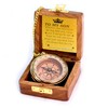 to My Son Compass with Wooden Box-Mom to Son Compass–Father