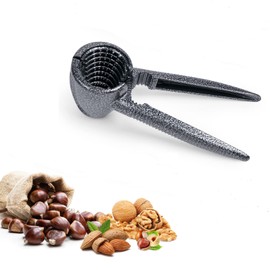 Pecan Nut Cracker Walnut Plier Opener, Heavy Duty Cracking Tool with Non-Slip Handle