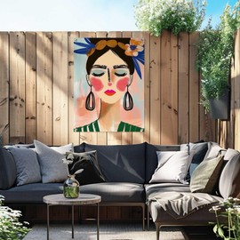REINDERS Garden Decoration, Spring Face, Garden, Pictures, Wall Decoration, Room Decor, Canvas, Multi-Colour, 80 x 60 cm