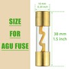 SIGANDG 4-8 Gauge AWG in-line Fuse Holder with 60A AGU