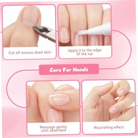 Juego de 5 bolígrafos de aceite para cutículas bolígrafo de aceite para crecimiento de uñas para reparación de uñas aceite para cutículas para hidratar la piel aceite para uñas para crecimiento y fuer