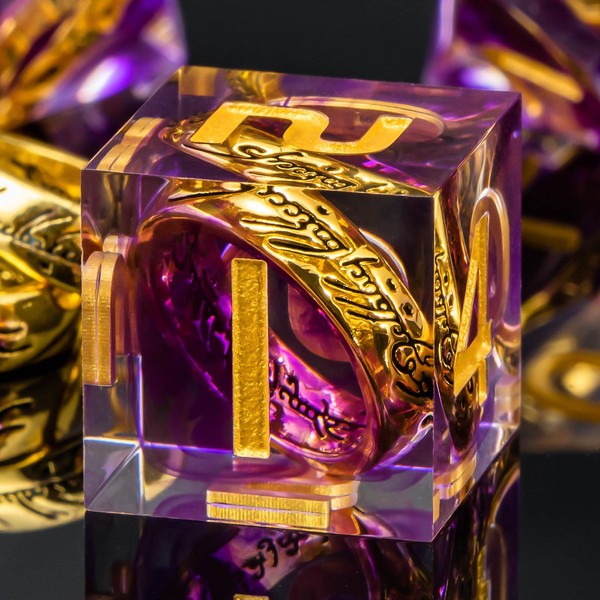 KERWELLSI Lord of The Rings DND Dice Set D&D with