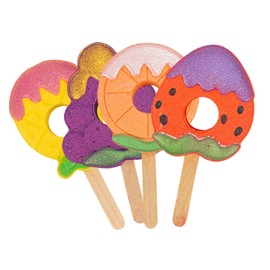 Baluue 4pcs Salt Essential Oils Bathing for Boys and Girls Includes Strawberry Pineapple Scents Relaxing and Moisturizing Bathing