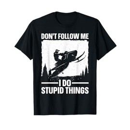 Snowmobile Art For Men Women Snowmobiling Snowmobile Lover T-Shirt