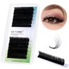 GEMERRY Double Layer Volume Eyelashes, 0.05 mm Thickness, D Curl,