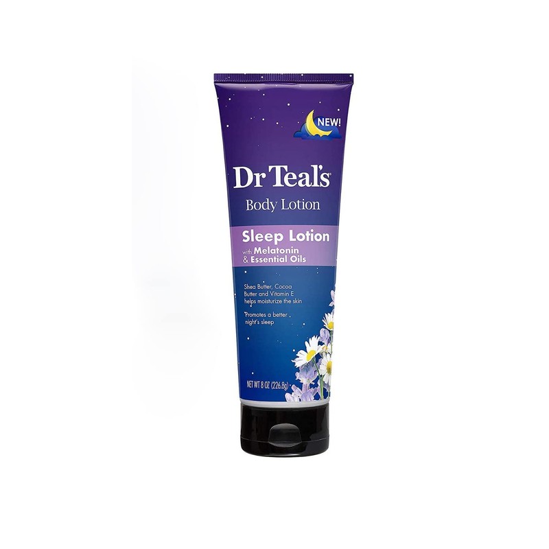 Dr. Teal's Nighttime Therapy Loción corporal con melatonina (1 botella,