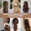 Pinzas para Cabello, Horquillas Planas para Cabello, Broches para Cabello