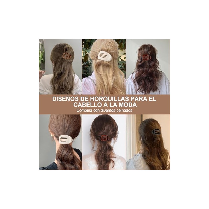 Pinzas para Cabello, Horquillas Planas para Cabello, Broches para Cabello