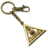 Triangle Eye Keyring