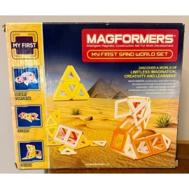 MAGFORMERS My First Sand World 30-Piece Magnetic Construction Set