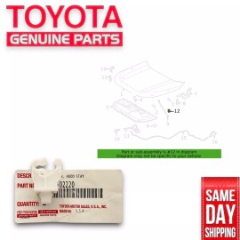 Toyota 19 - 25 TOYOTA RAV4 HOOD SUPPORT ROD HOLDER CLAMP RETAINER CLIP OEM NEW