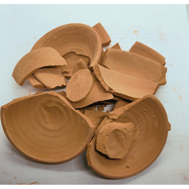 Smoked Mini Clay Saucer Broken 200 GMS