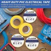 100 Rolls Yellow Electrical Tape Bulk 3/4 Inch x 66ft,