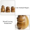 OLizee® Wooden Backflow Incense Burner Creative Pig Shaped Backflow Incense