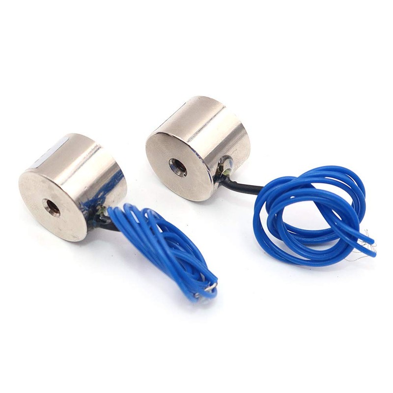 Namvo2pcs KK-P20/15 3KG Suction Electromagnet Solenoid DC 12V Lifting Holding