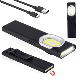 ZoLLa Mini EDC Flashlight with 600 Lumen,450mAh for 8-Hour Battery Life,USB-C Rechargeable,IPX4 Water Resistant,Red/Blue Strobe,for Everyday Carry & Travel