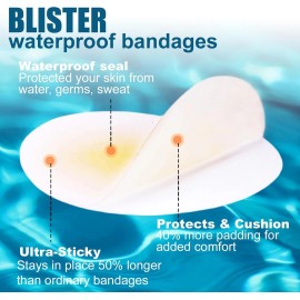 JXXAMZ33 30pcs Hydrocolloid Blister Bandages