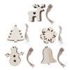 Innovative DIY Wooden Pendant Hanging Ornaments Crafts for Home Christmas