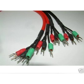 Unbranded 4 Adaptor cables 8' Lugs to XLR for UREI LA2A LA3A 1176