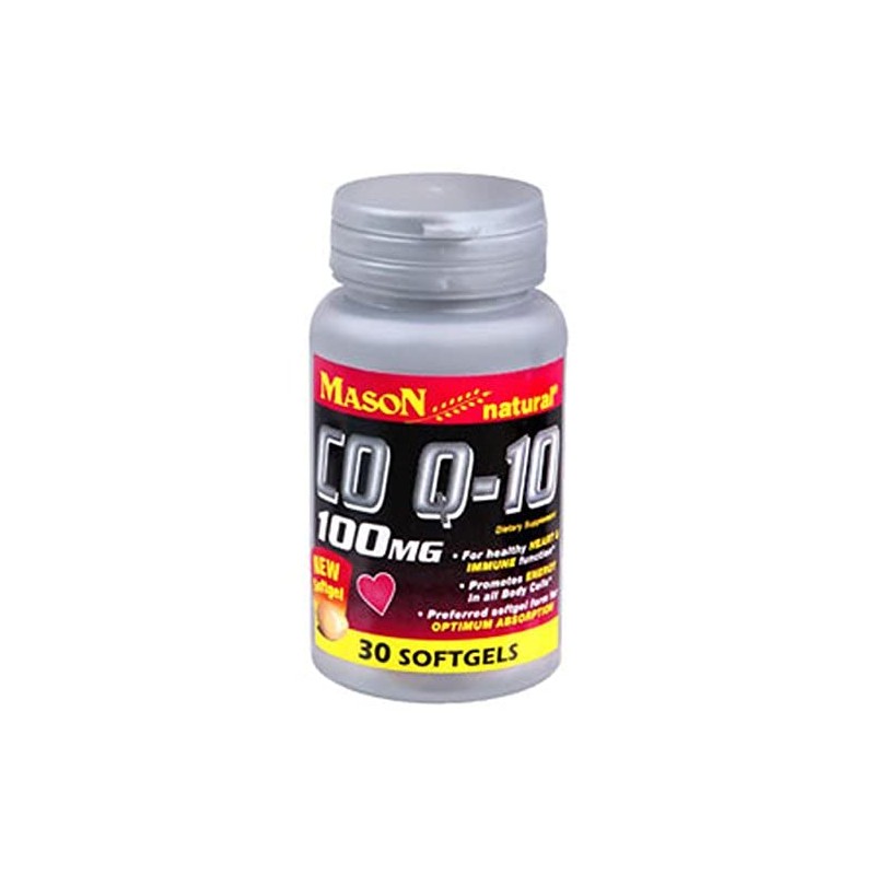 Mason Natural Co Q-10 100 Mg 30 Softgels