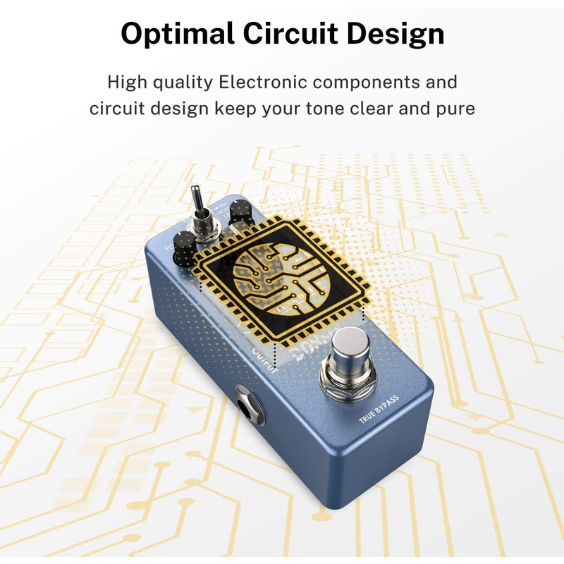 Donner オーバードライブ ギターエフェクター ディストーション ペダル Blues Drive