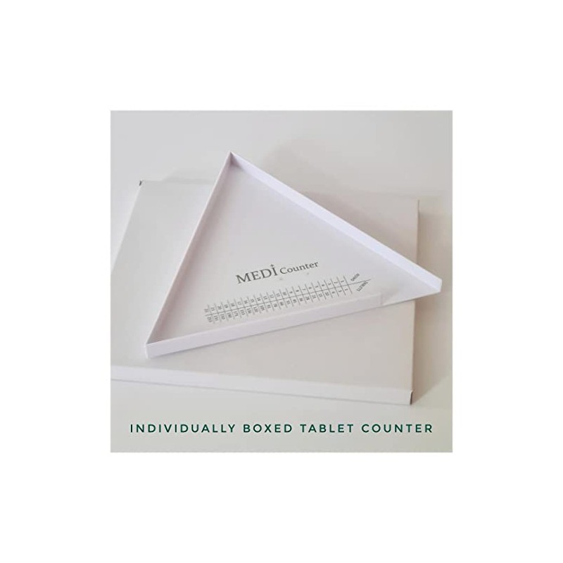 Medicounter 5 x Professional Triangle Tablet Counter - Durable Plastic