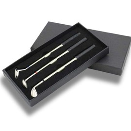 JUNTAO Mini Golf Club Putter Ballpoint Pen Golfers Gift Box Set Desktop Decor for School Supplies Golf accessories (B)