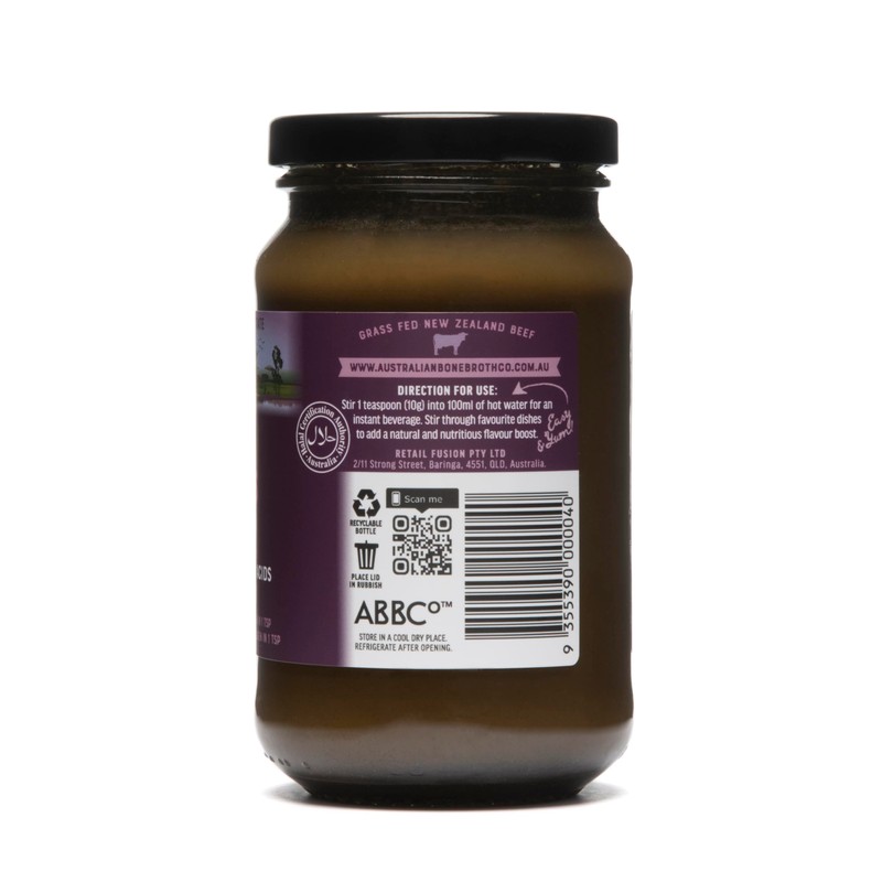 ABBCo Five Herb Beef Bone Broth Concentrate with Italian Herbs
