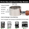 CAPFEI Bottomless Portafilter 51 mm 2 Ears for Delonghi ECP33.21