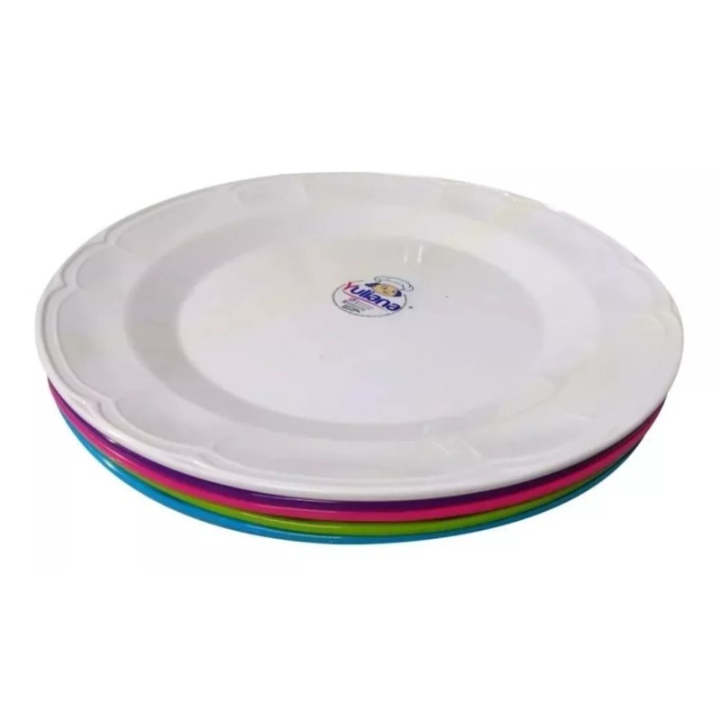 Yuliana Juego De 15 Platos Modernos Decorados Trinche Para Fiestas
