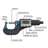 Beslands Digital Micrometer 0-1" / 0-25mm Electronic Display Gauge Resolution