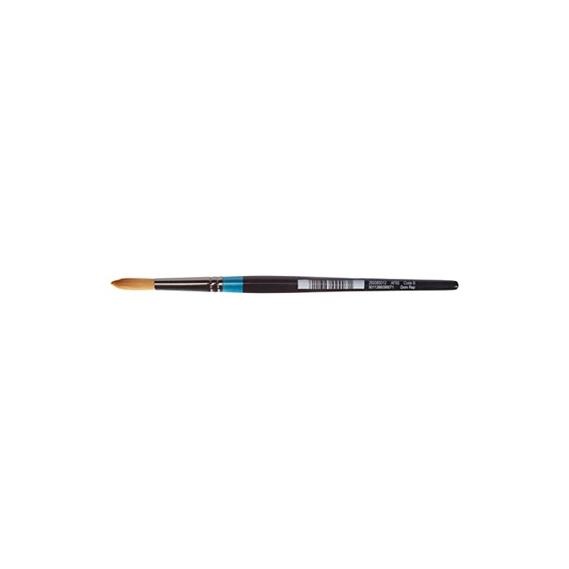 Daler-Rowney Aquafine Watercolour Brush, Soft Synthetic Hair, Short Handle, Round,