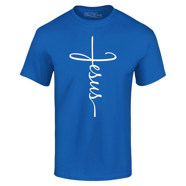 Shop4Ever Jesus Cross T-Shirt