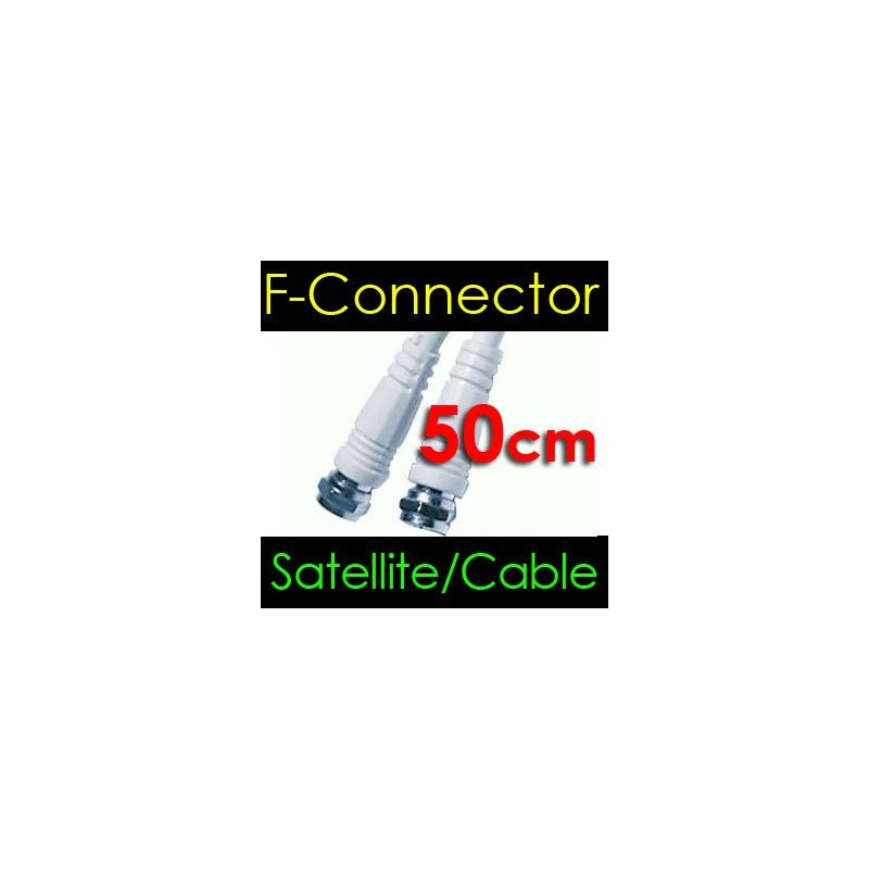 kenable Satellite F Connector Plug to Plug 75 ohm RG59