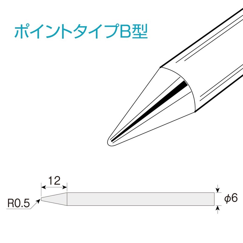 ホーザン(HOZAN) 耐食ビット付ハンダゴテ 最高温度450℃ 消費電力45W H-869